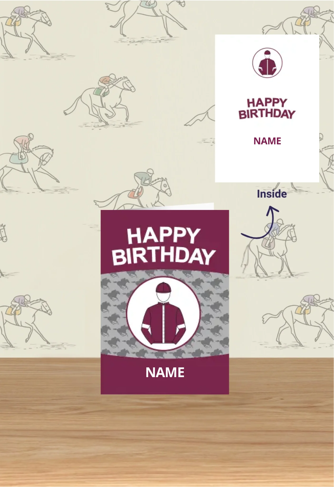 MRC Birthday Card Mockup Background