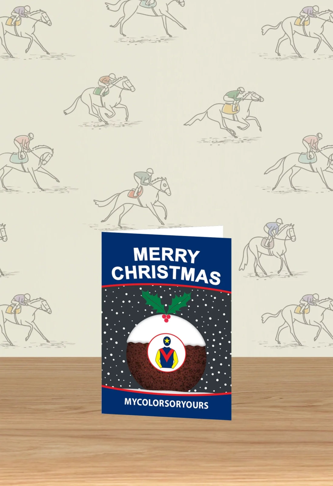 MRC Product Base Artwork Christmas Pudding Card