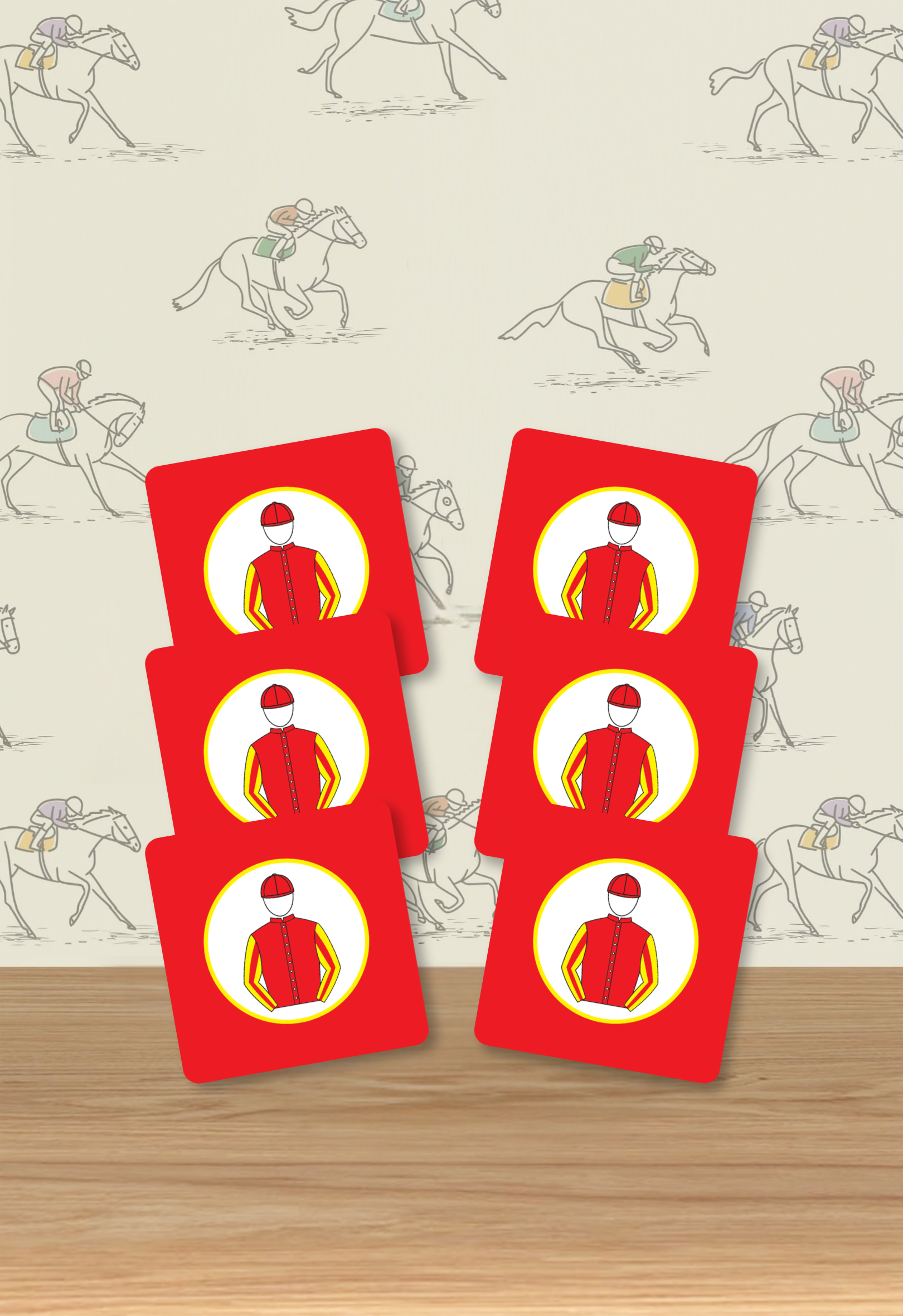 Wooden Coasters Pack of 6