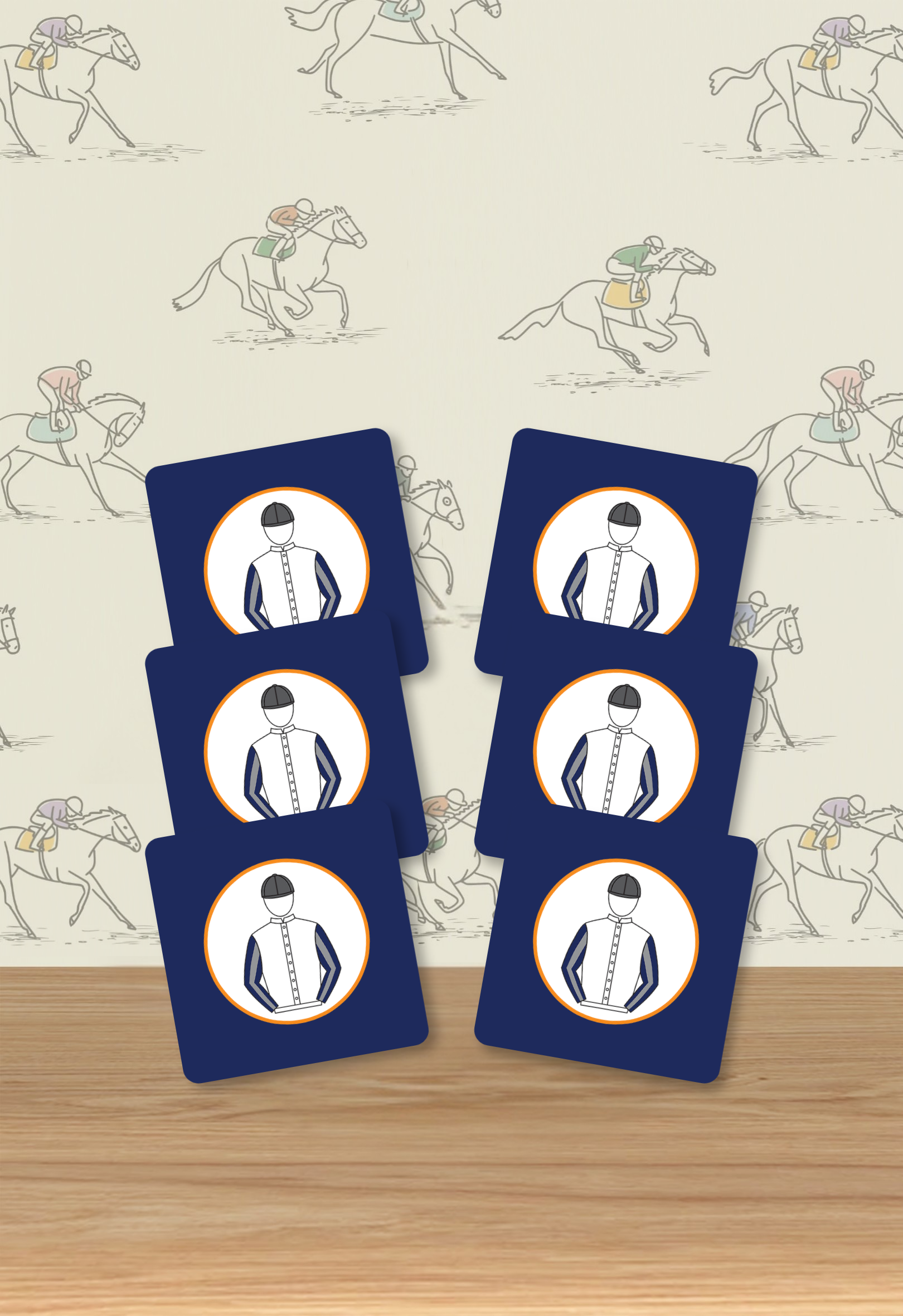Wooden Coasters Pack of 6