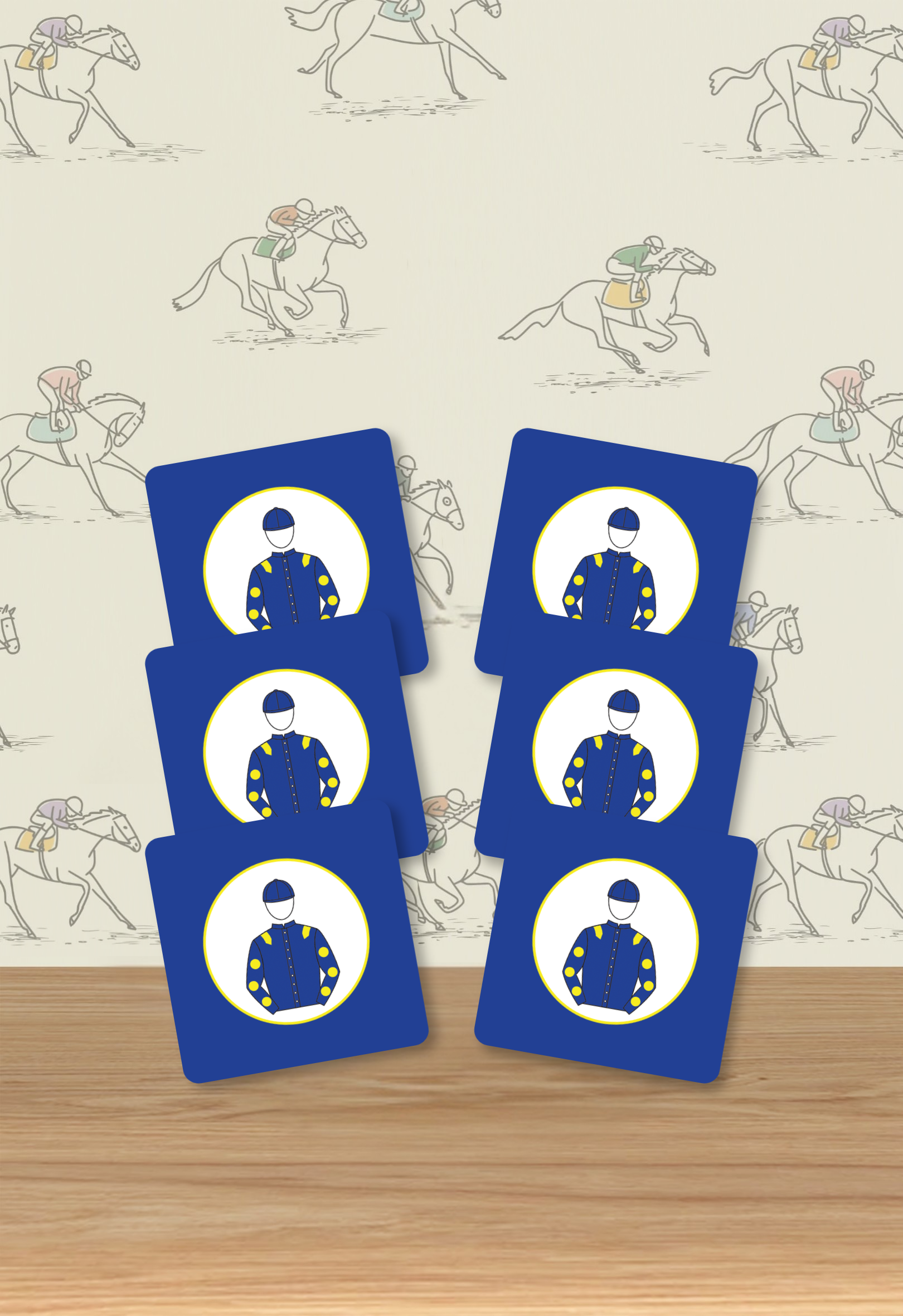 Wooden Coasters Pack of 6