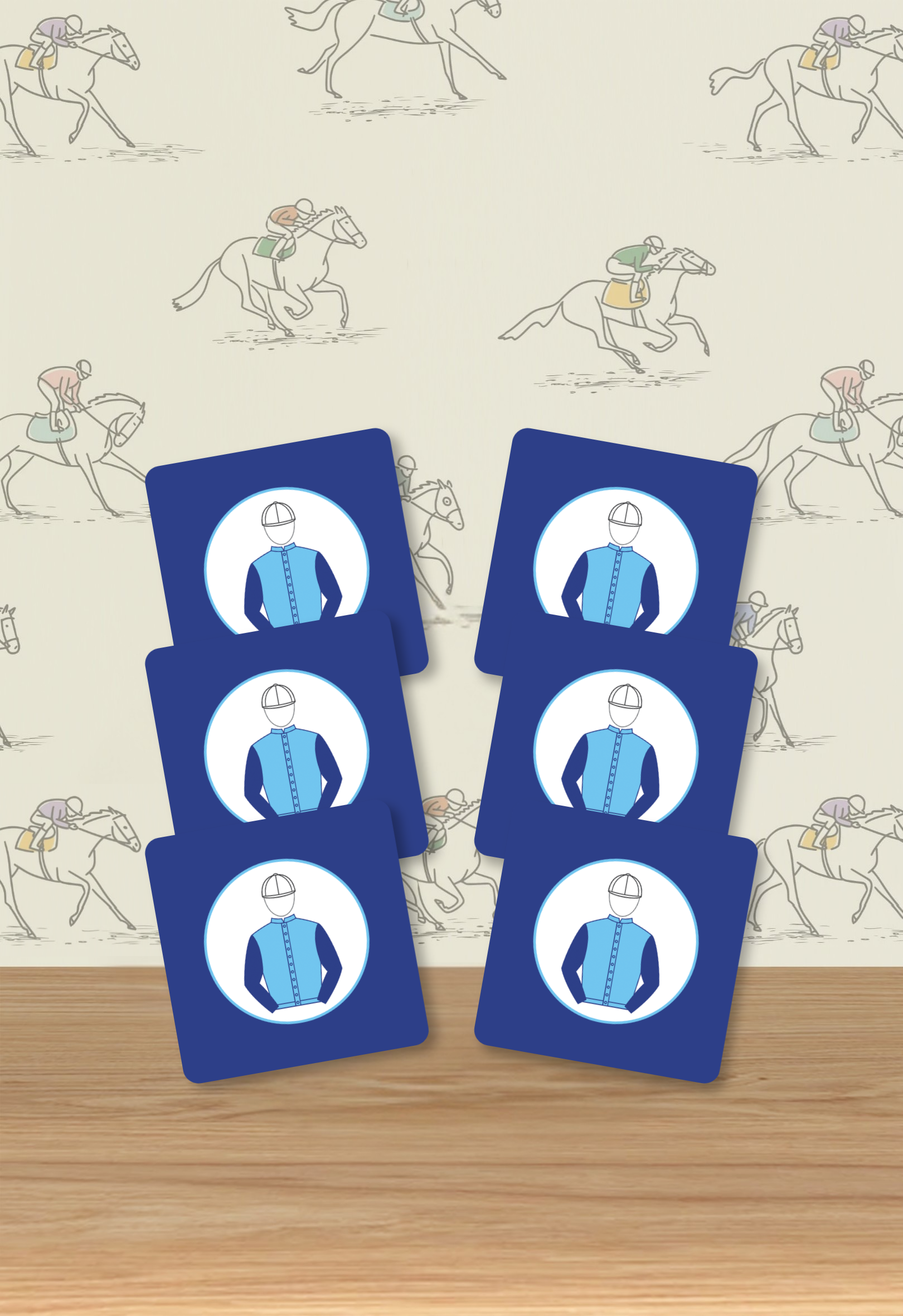 Wooden Coasters Pack of 6
