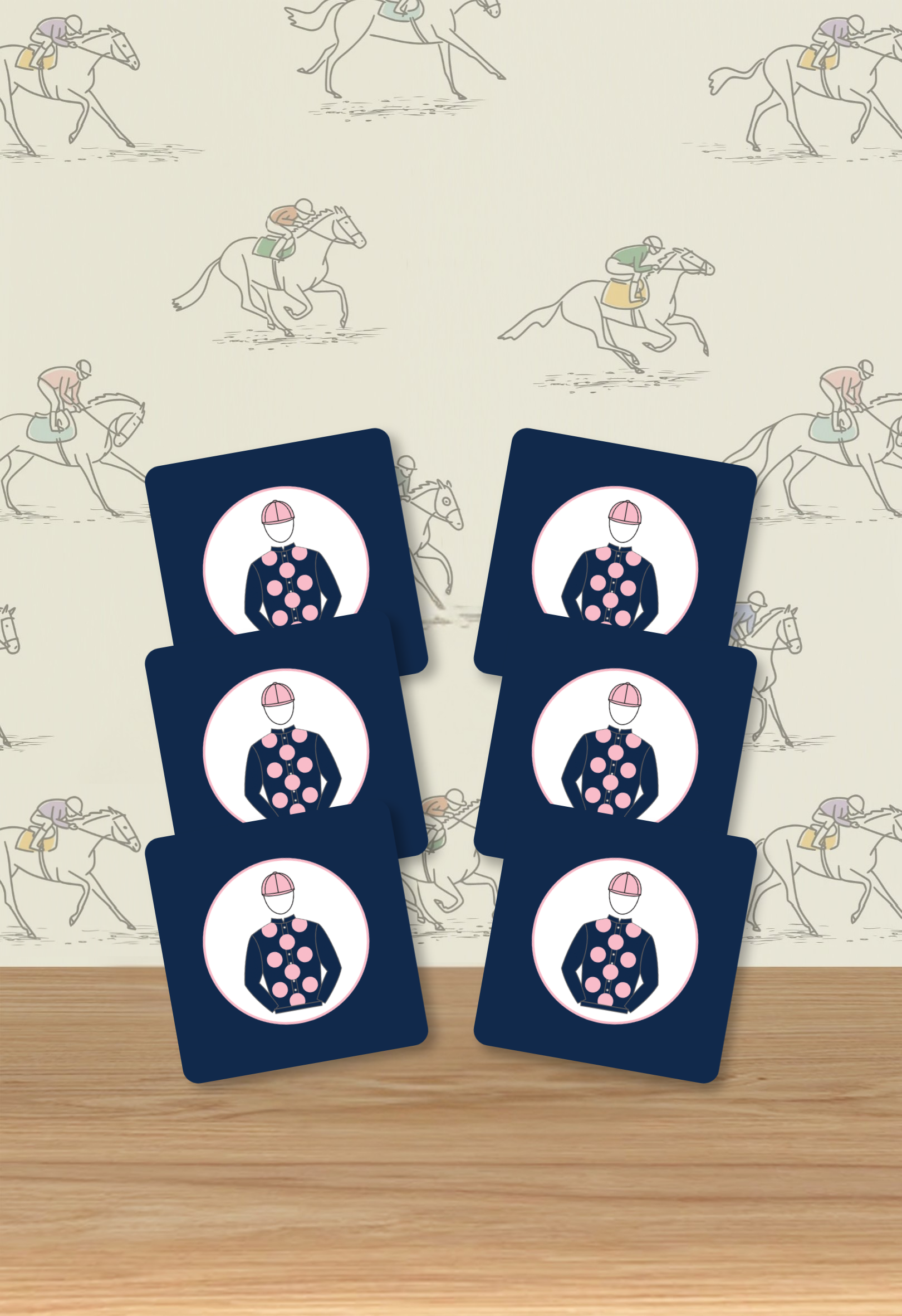 Wooden Coasters Pack of 6