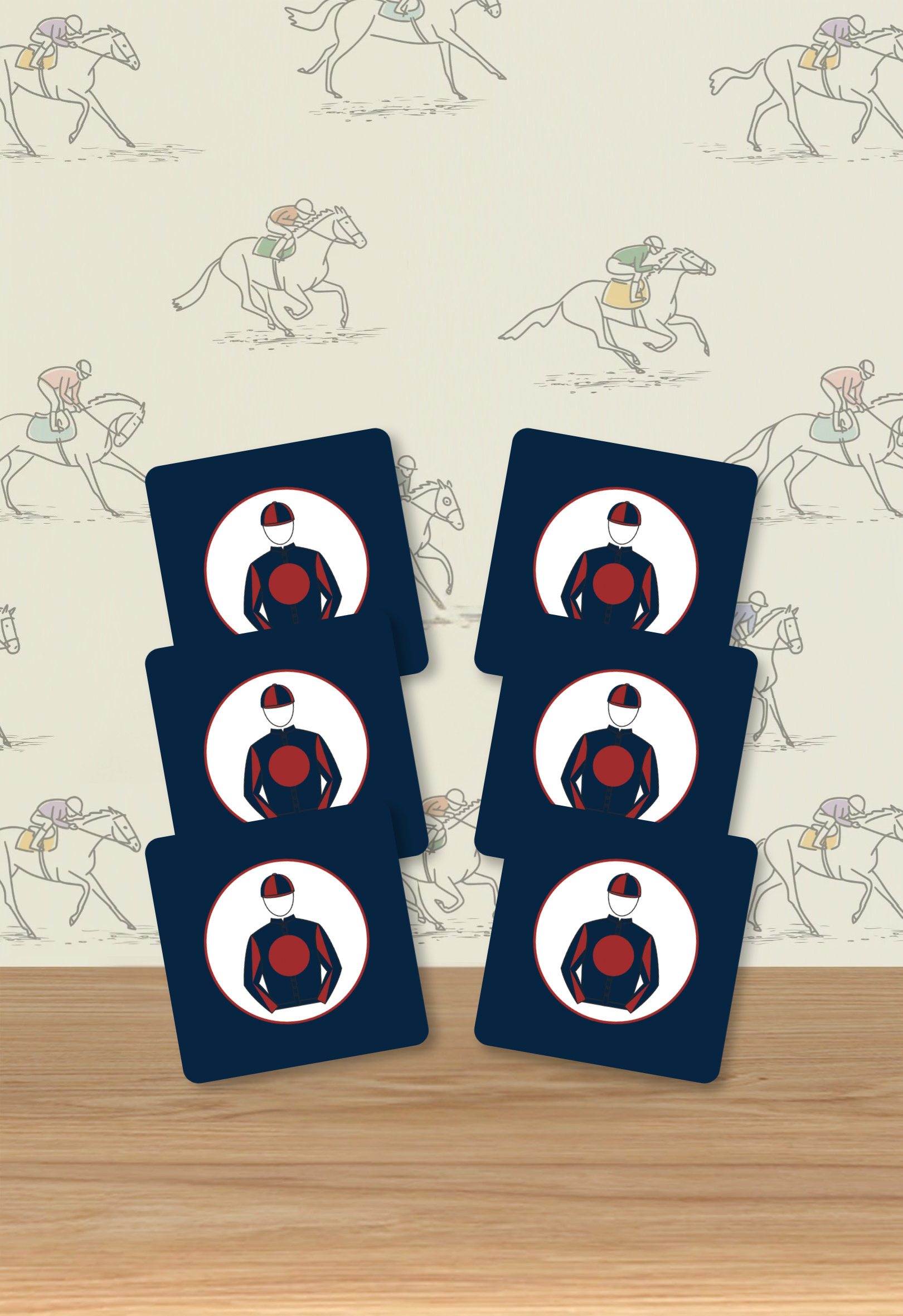 Wooden Coasters Pack of 6