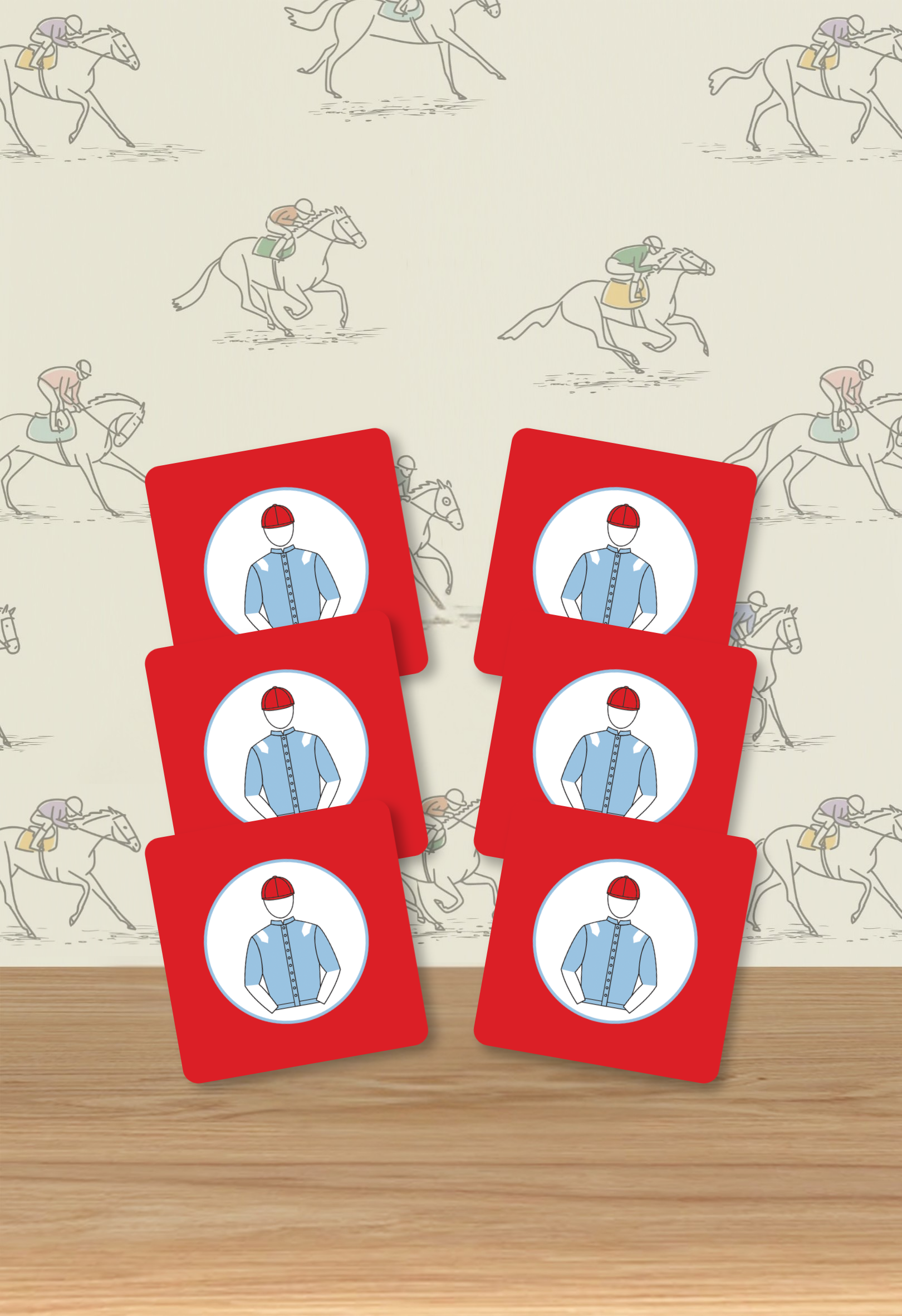 Wooden Coasters Pack of 6
