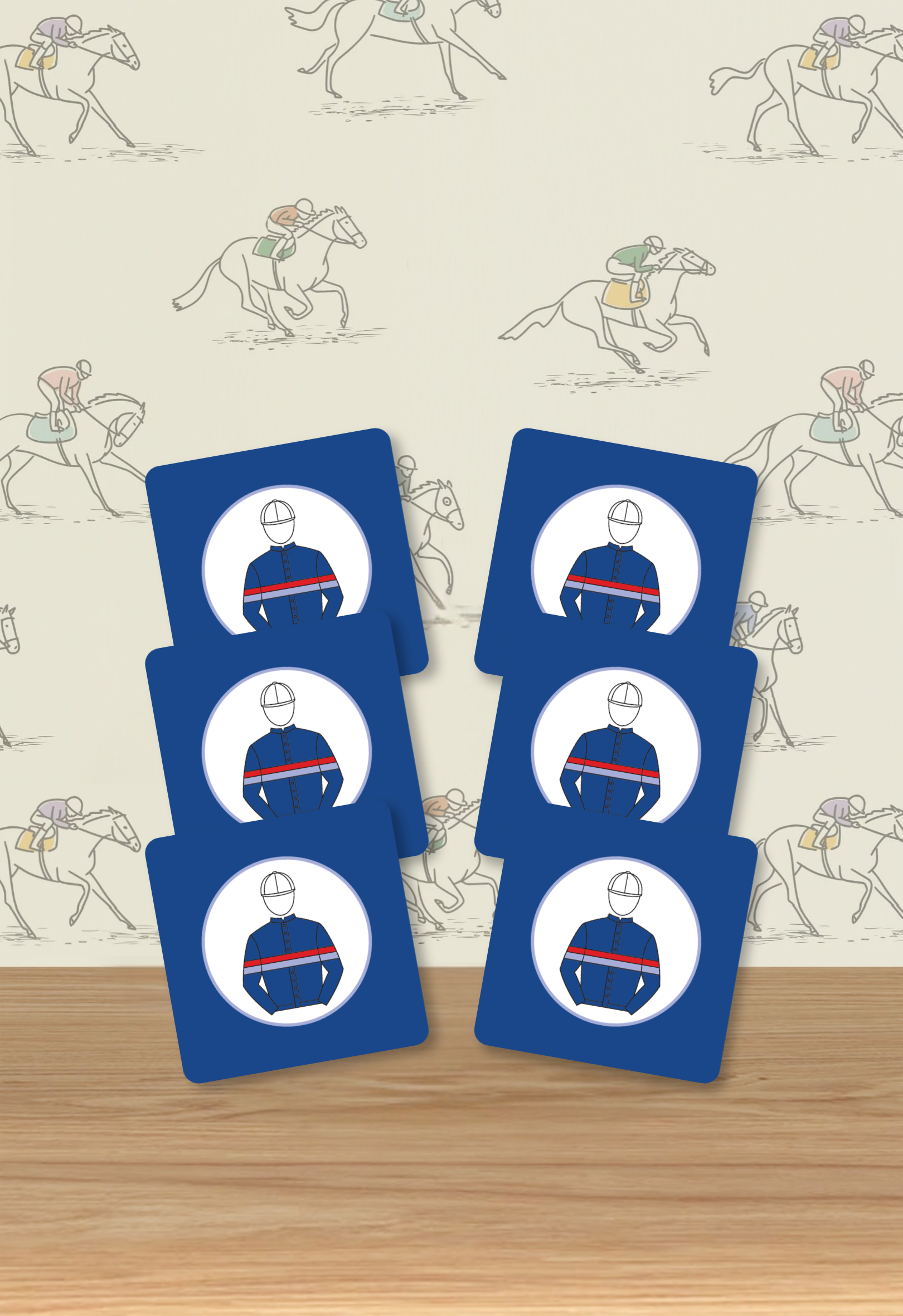 Wooden Coasters Pack of 6