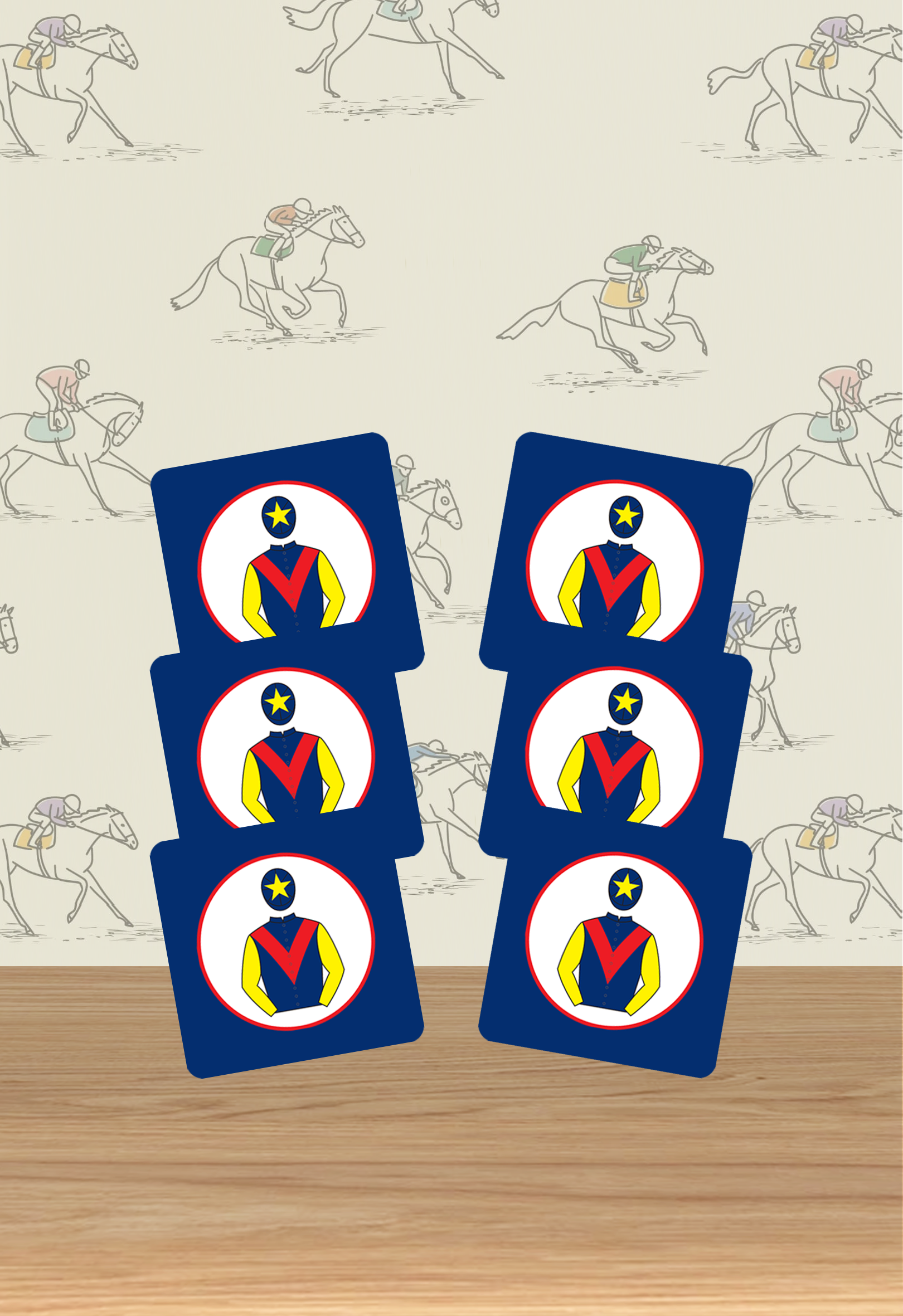 Wooden Coasters Pack of 6