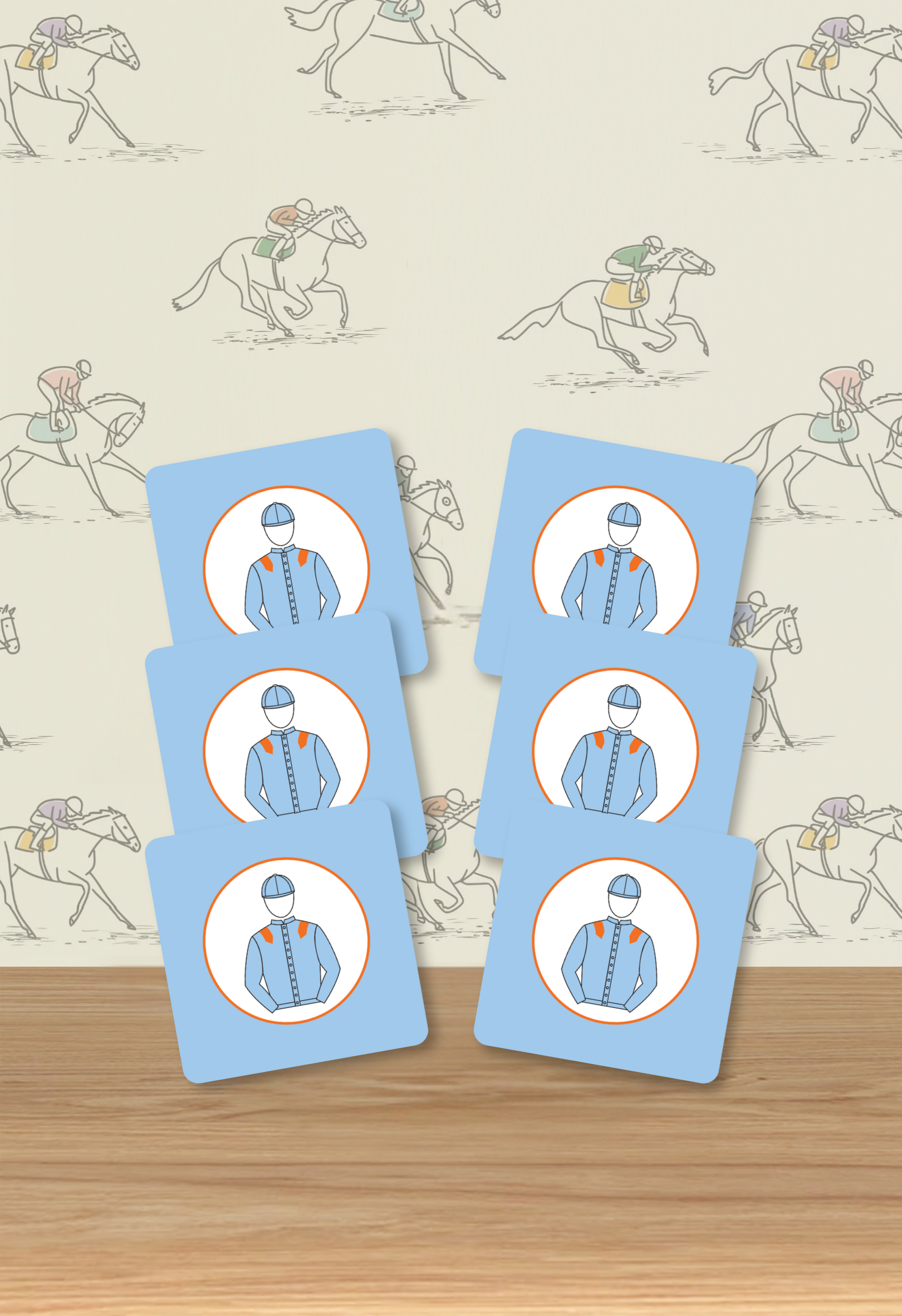 Wooden Coasters Pack of 6