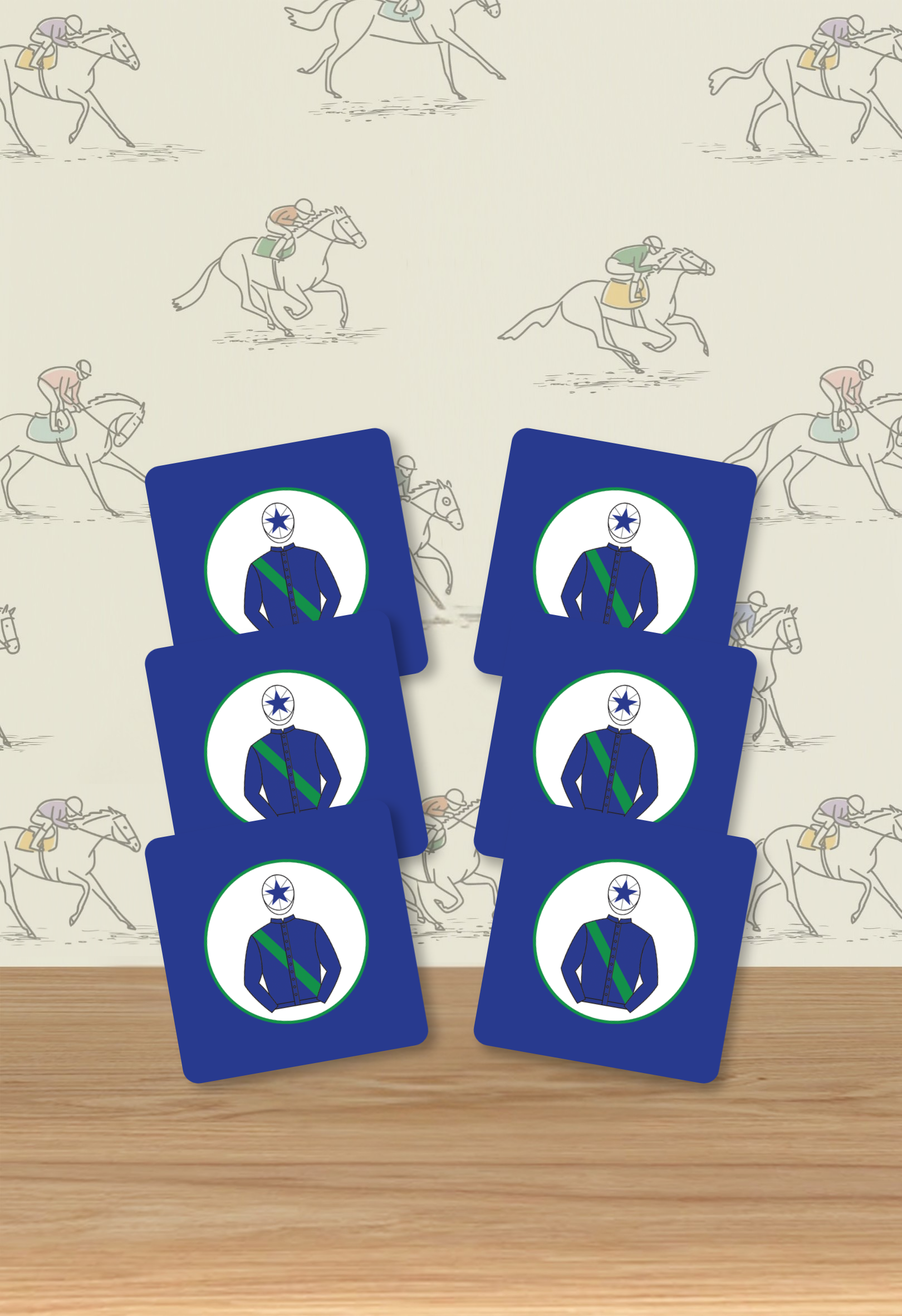 Wooden Coasters Pack of 6