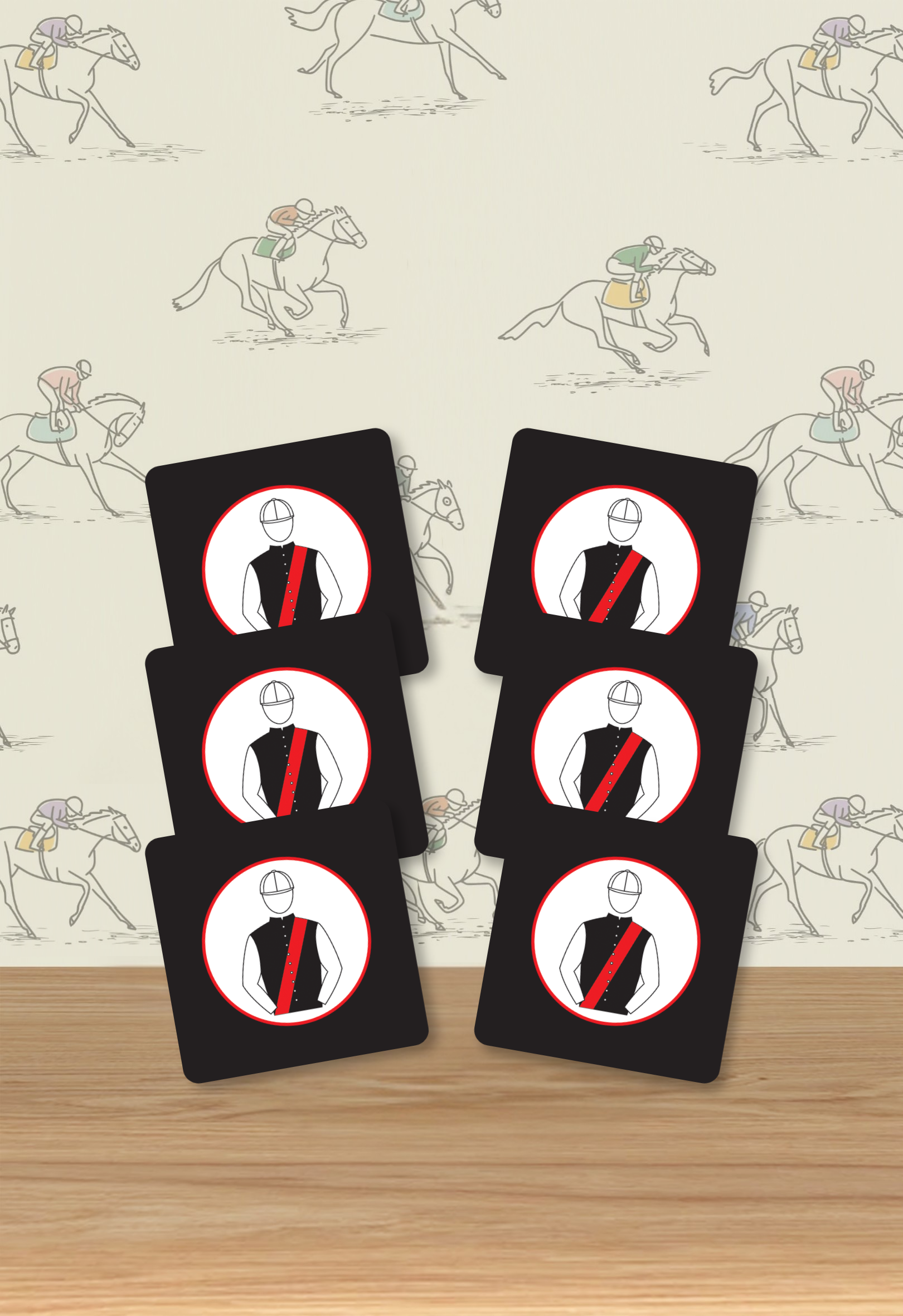 Wooden Coasters Pack of 6