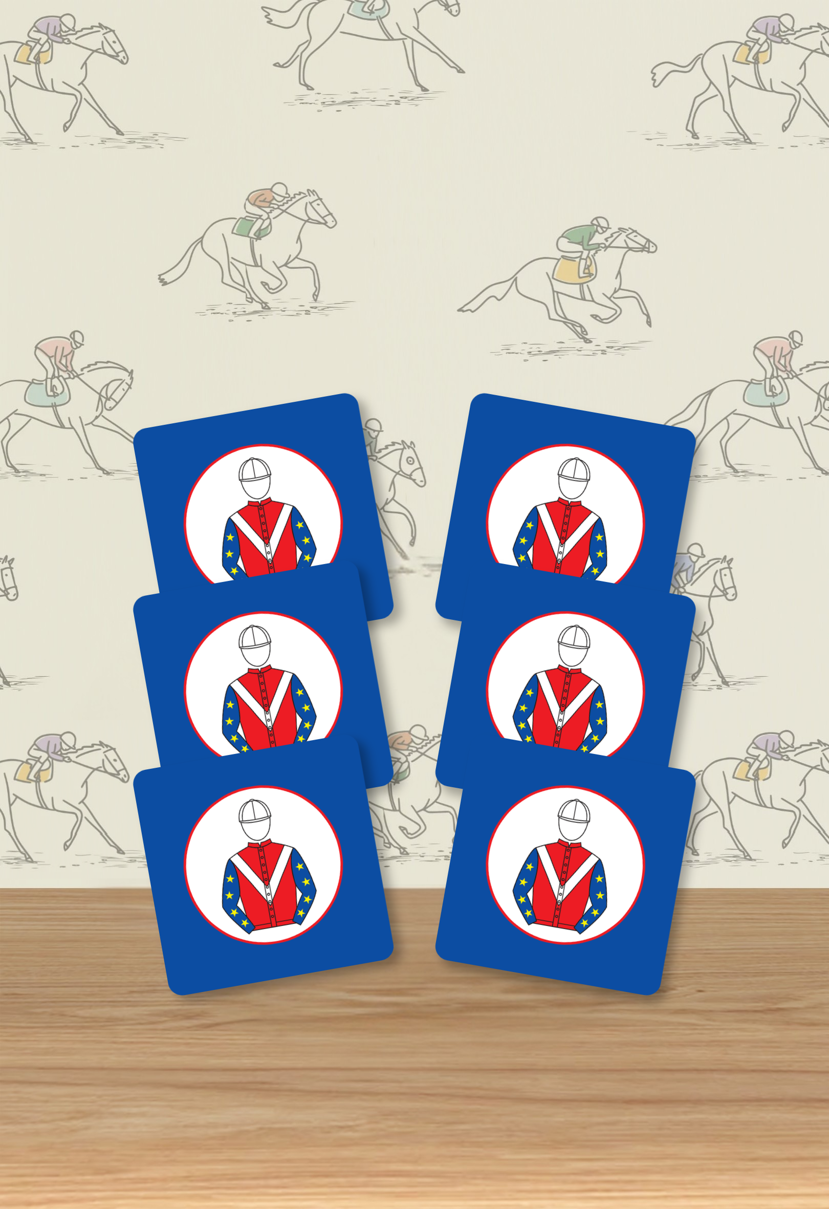 Wooden Coasters Pack of 6