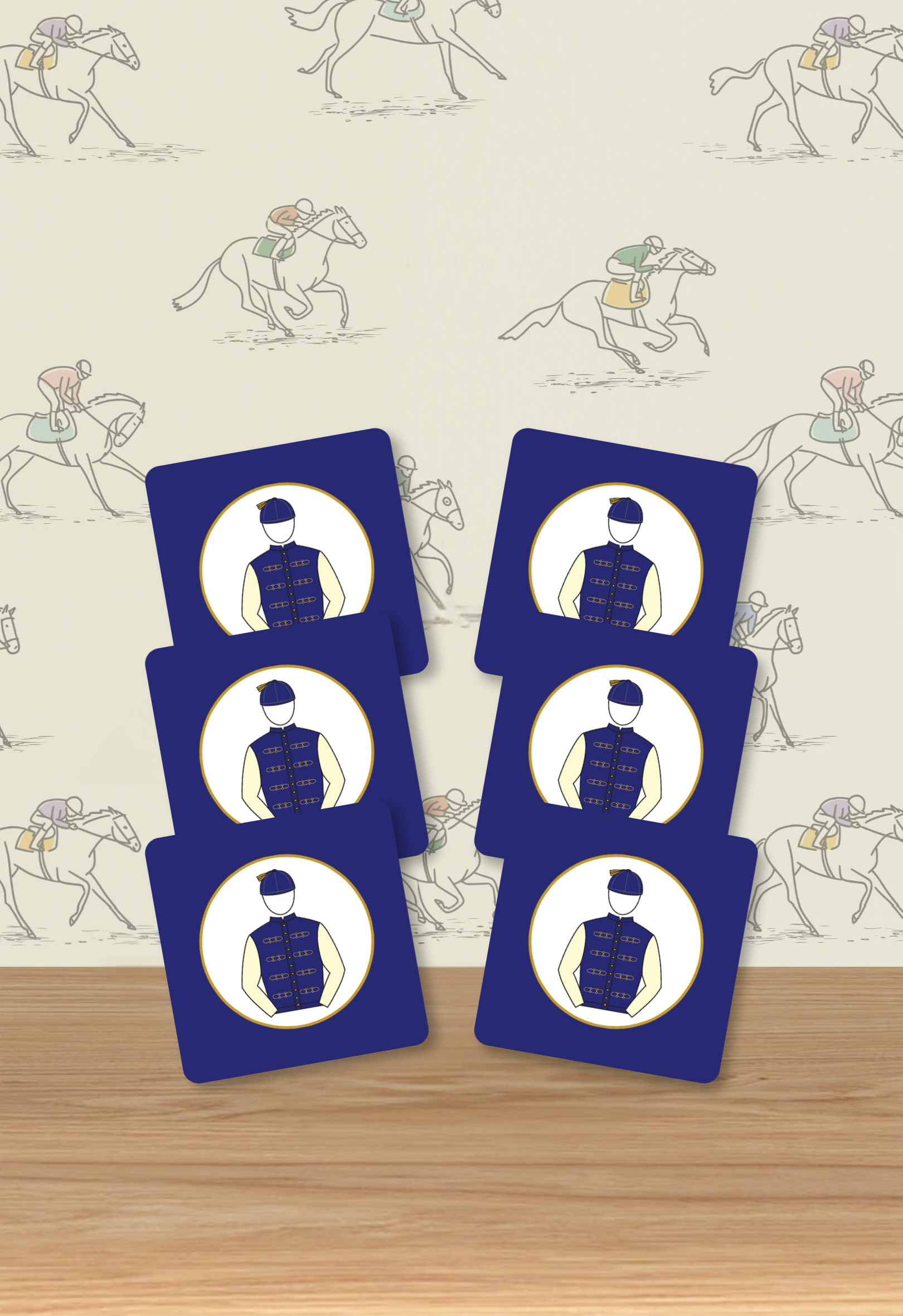 Wooden Coasters Pack of 6