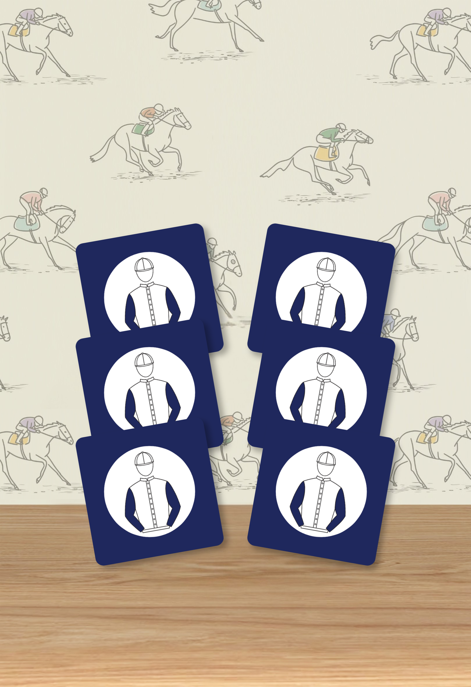 Wooden Coasters Pack of 6