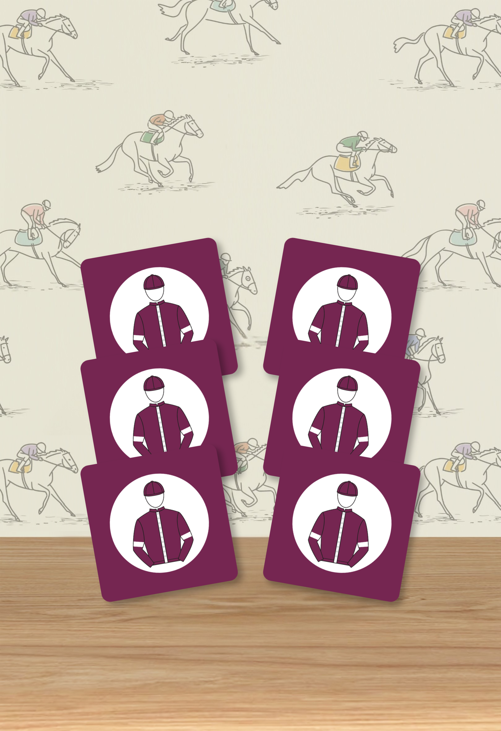Wooden Coasters Pack of 6