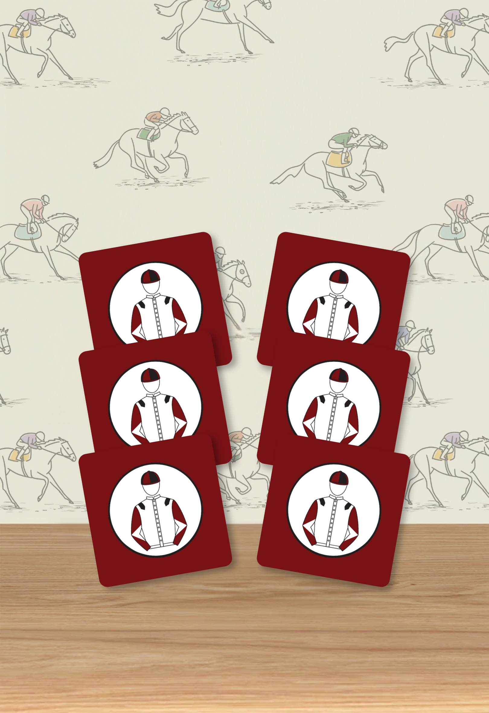 Wooden Coasters Pack of 6