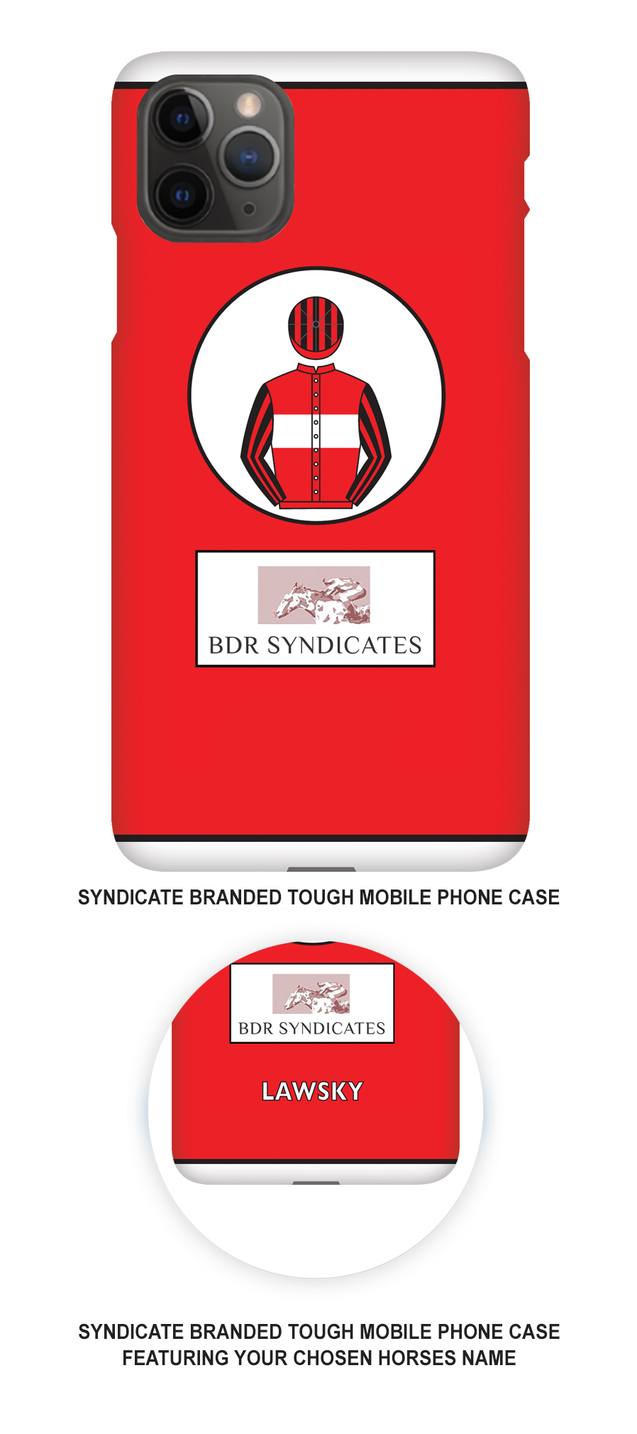 BDR Racing Club Mobile Phone Tough Case