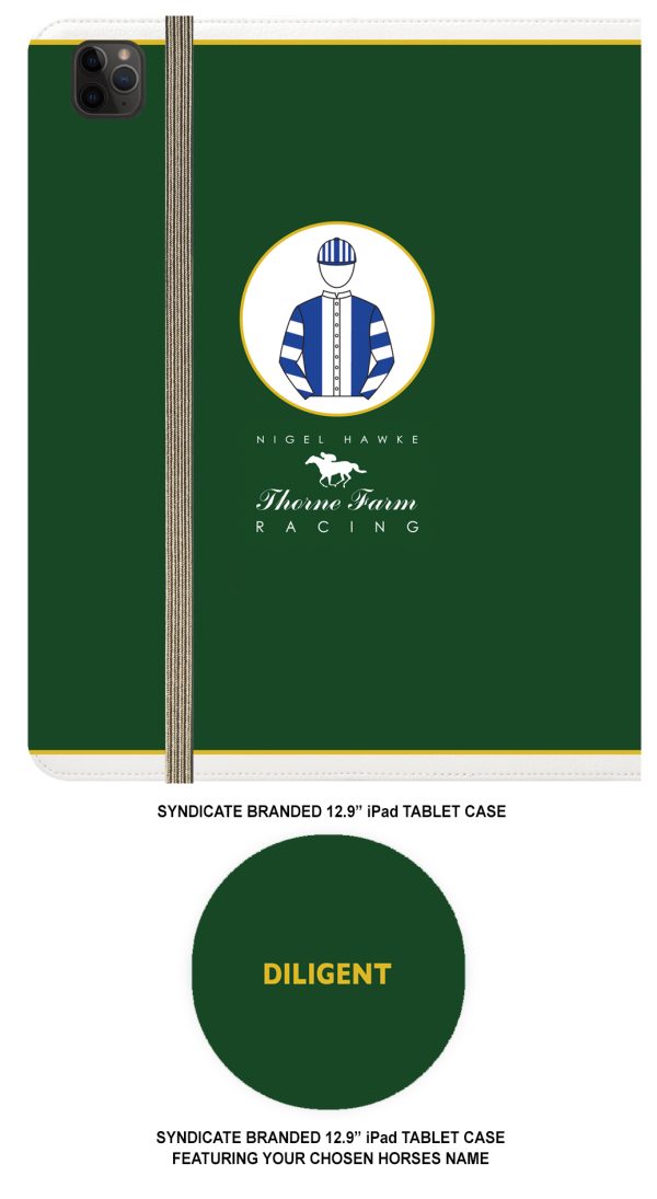 Nigel Hawke Racing Club Large iPad Case